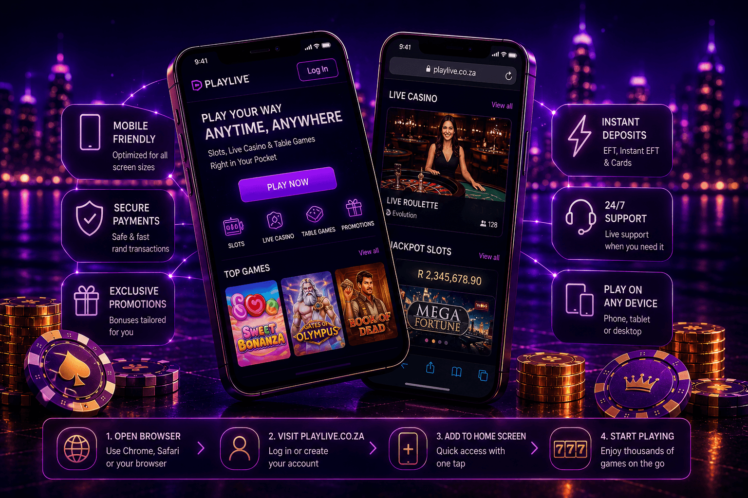 PlayLive Mobile Casino Experience