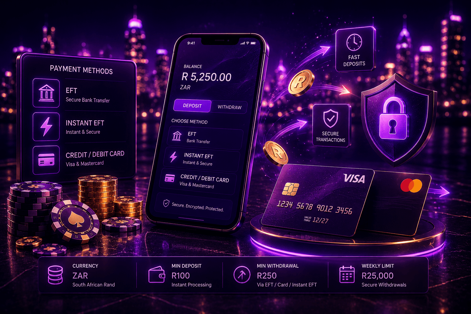 PlayLive Payment Methods and Currencies