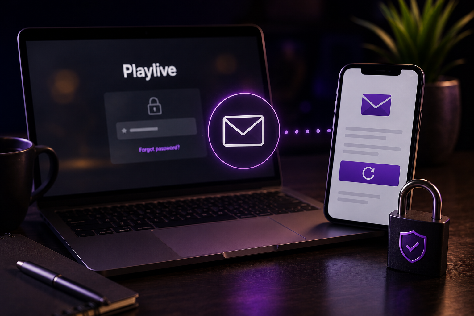 Resetting a Lost PlayLive Password